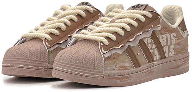 (W) 아디다스 오리지널 슈퍼스타 '크리스마스 브라운' (커스텀) GW4440(TeamS-圣诞阿迪复古做旧QD) Lookbook (W) 아디다스 오리지널 슈퍼스타 '크리스마스 브라운' (커스텀) GW4440(TeamS-圣诞阿迪复古做旧QD)