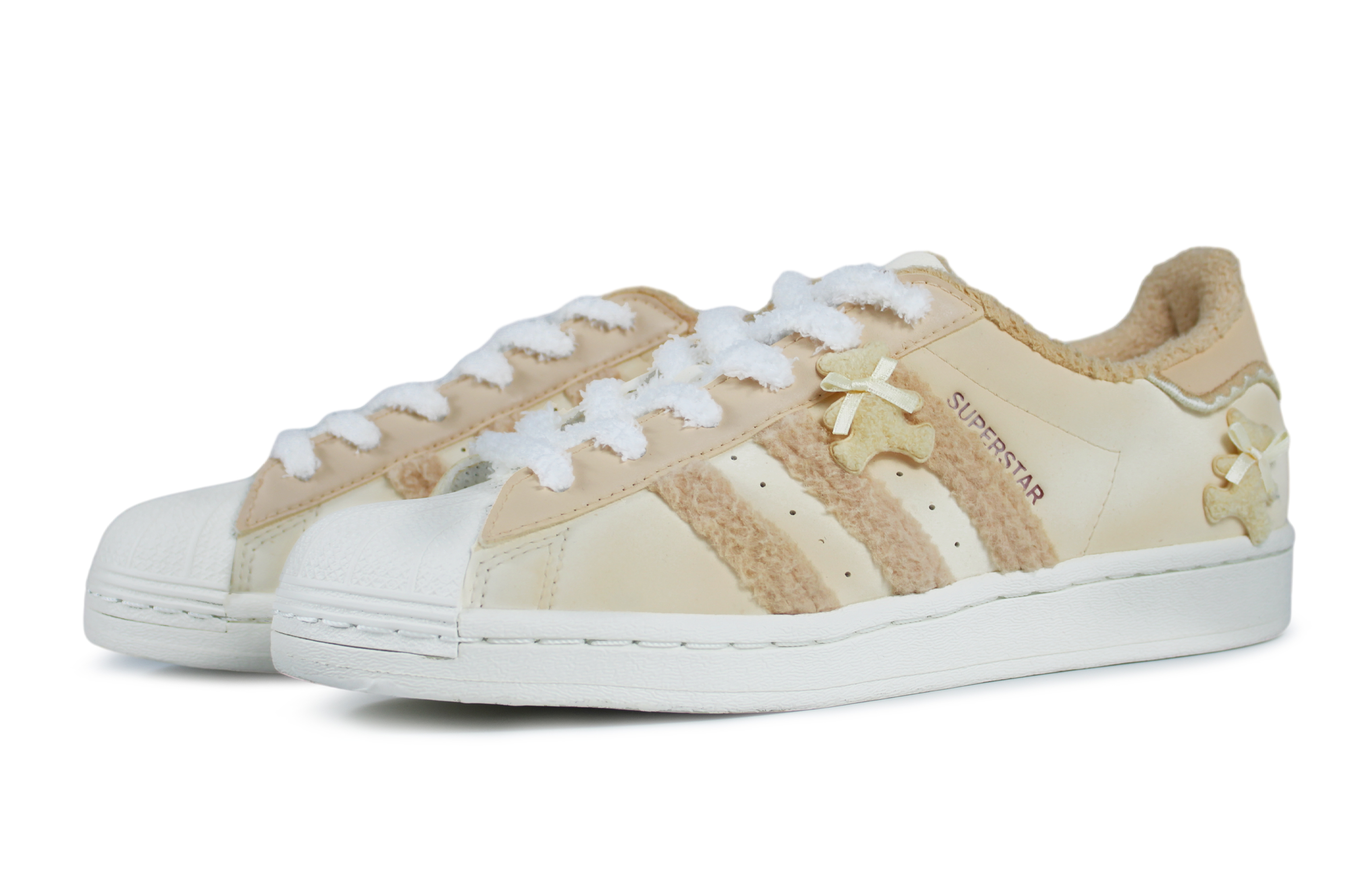 Lookbook (W) [Sepatu Custom] adidas Originals Superstar 'Gummy Bears Tie-Dye Beige' GY2527(Team194-小熊软糖)