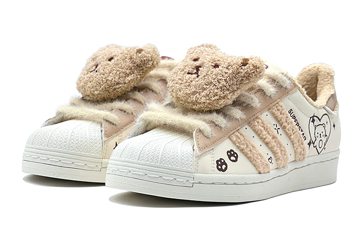 Lookbook (W) [Kasot Custom] adidas Originals Superstar 'Krim Teddy Bear' GY2527(TeamS-爱心小熊S-BOX)
