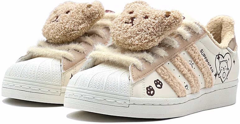 (W) アディダス オリジナルス スーパースター “クリームベア” GY2527(TeamS-爱心小熊S-BOX) Lookbook (W) アディダス オリジナルス スーパースター “クリームベア” GY2527(TeamS-爱心小熊S-BOX)