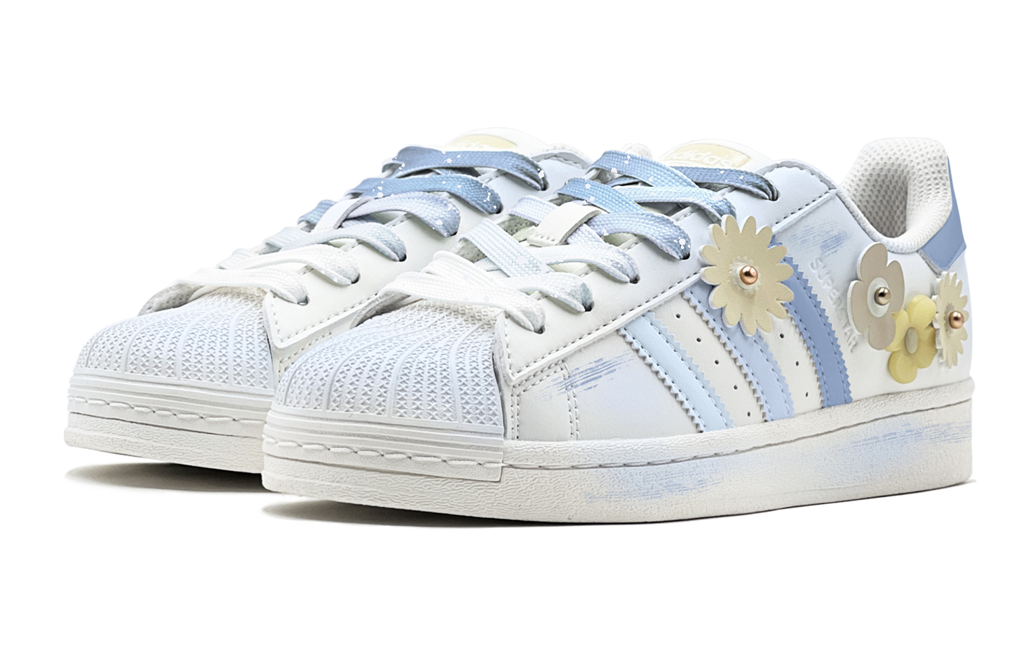 [Custom Shoes] (W) adidas Originals Superstar 'Ice Crystal Snowflake' 圖 4