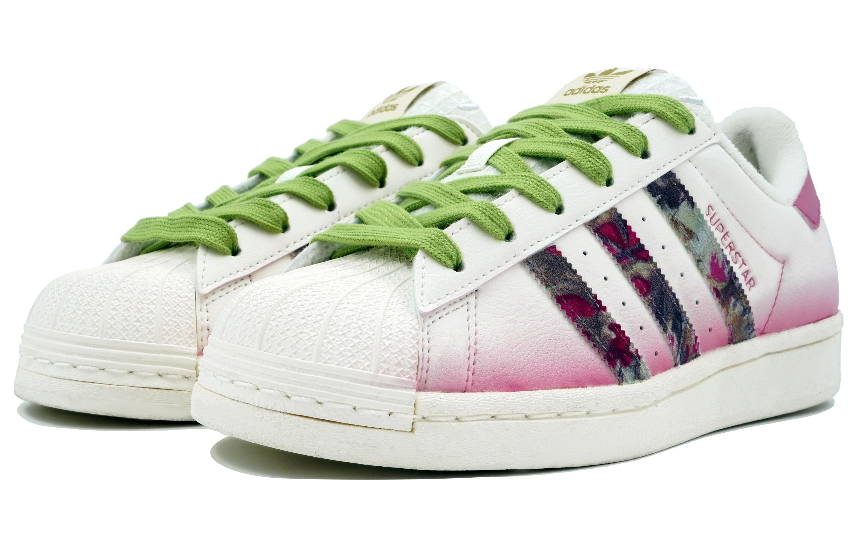 [Custom Shoes] (W) adidas Originals Superstar 'Dragon Fruit White-Pink' 圖 4
