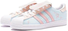Shop 【訂製球鞋】 adidas originals Superstar 氣泡水母 藍莓跳跳糖 春夏甜美小清新 經典蚌殼頭 防滑耐磨 低筒 板鞋 女款 粉藍
