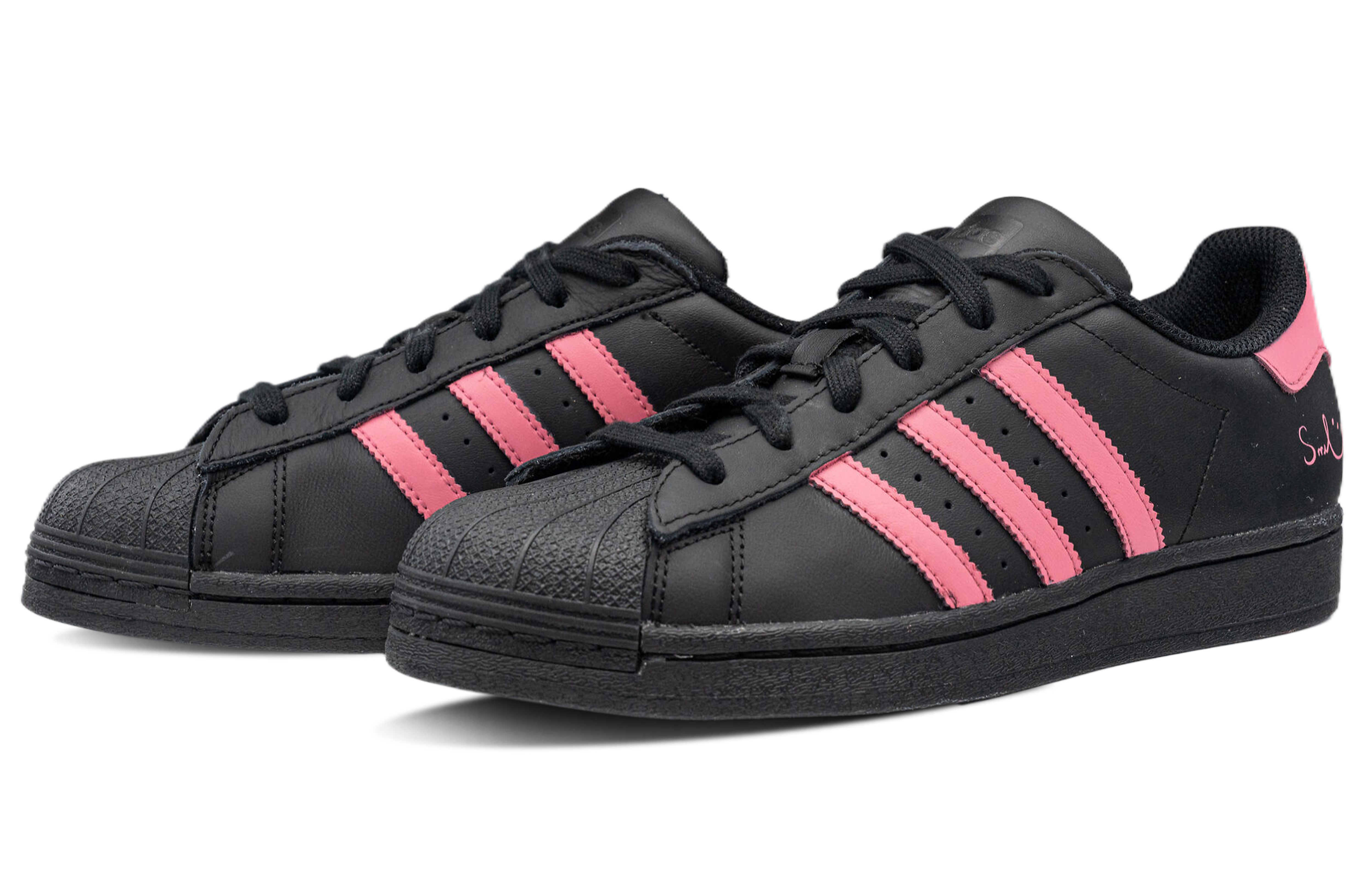 Shop (W) [定制鞋] adidas Originals Superstar '霓虹黑夜' EG4957（Team拾陆-霓虹黑夜女款）