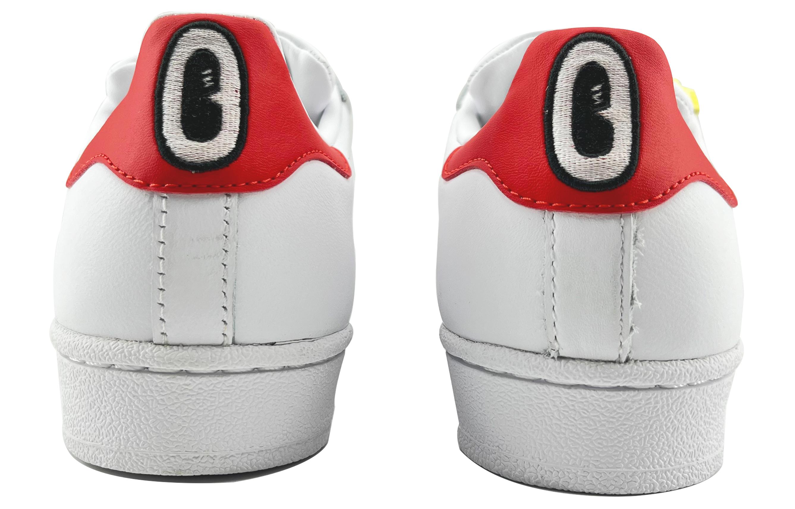 Shop (W) アディダスオリジナルス スーパースター『ニューイヤーフェスティブ カートゥーン 赤白』女性向けカスタムシューズ。 CM8413(Team168-迎新）