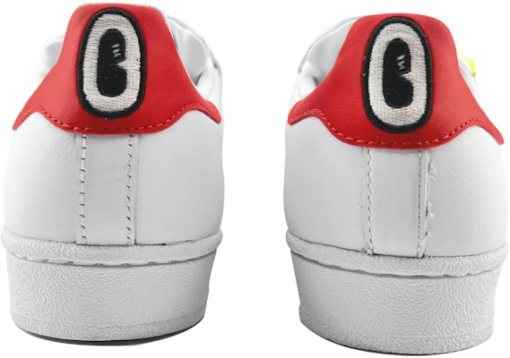 (W) アディダスオリジナルス スーパースター『ニューイヤーフェスティブ カートゥーン 赤白』女性向けカスタムシューズ。 CM8413(Team168-迎新) Shop (W) アディダスオリジナルス スーパースター『ニューイヤーフェスティブ カートゥーン 赤白』女性向けカスタムシューズ。 CM8413(Team168-迎新)