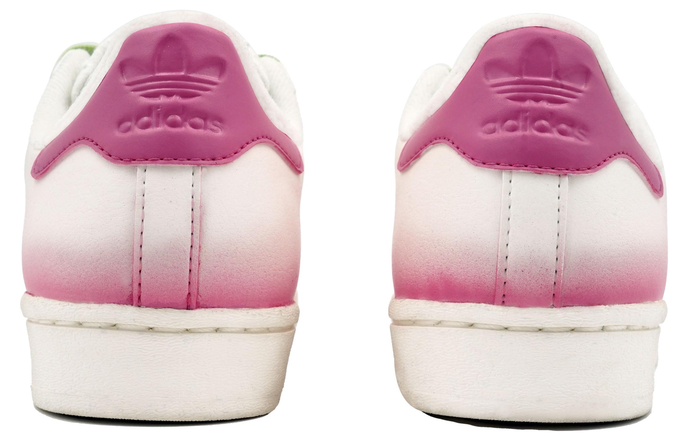 [Custom Shoes] (W) adidas Originals Superstar 'Dragon Fruit White-Pink' 圖 5