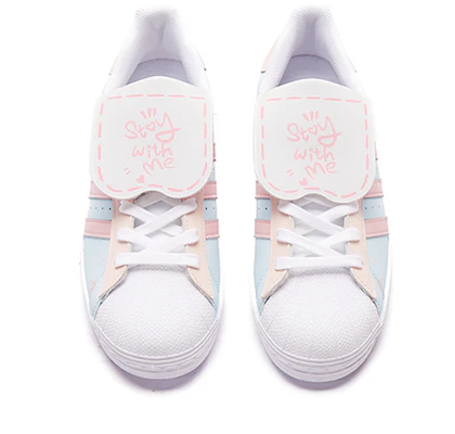 【訂製球鞋】 adidas originals Superstar 氣泡水母 藍莓跳跳糖 春夏甜美小清新 經典蚌殼頭 防滑耐磨 低筒 板鞋 女款 粉藍 Purchase 【訂製球鞋】 adidas originals Superstar 氣泡水母 藍莓跳跳糖 春夏甜美小清新 經典蚌殼頭 防滑耐磨 低筒 板鞋 女款 粉藍