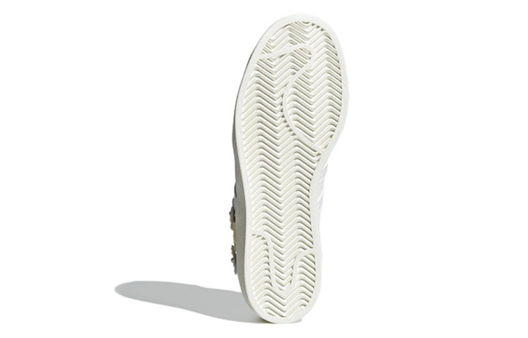 Details for 【訂製球鞋】adidas originals Superstar 火心 小花賓士頭 復古鞋蓋 泼墨 潮流百搭 經典時尚 低筒 板鞋 女款 白色