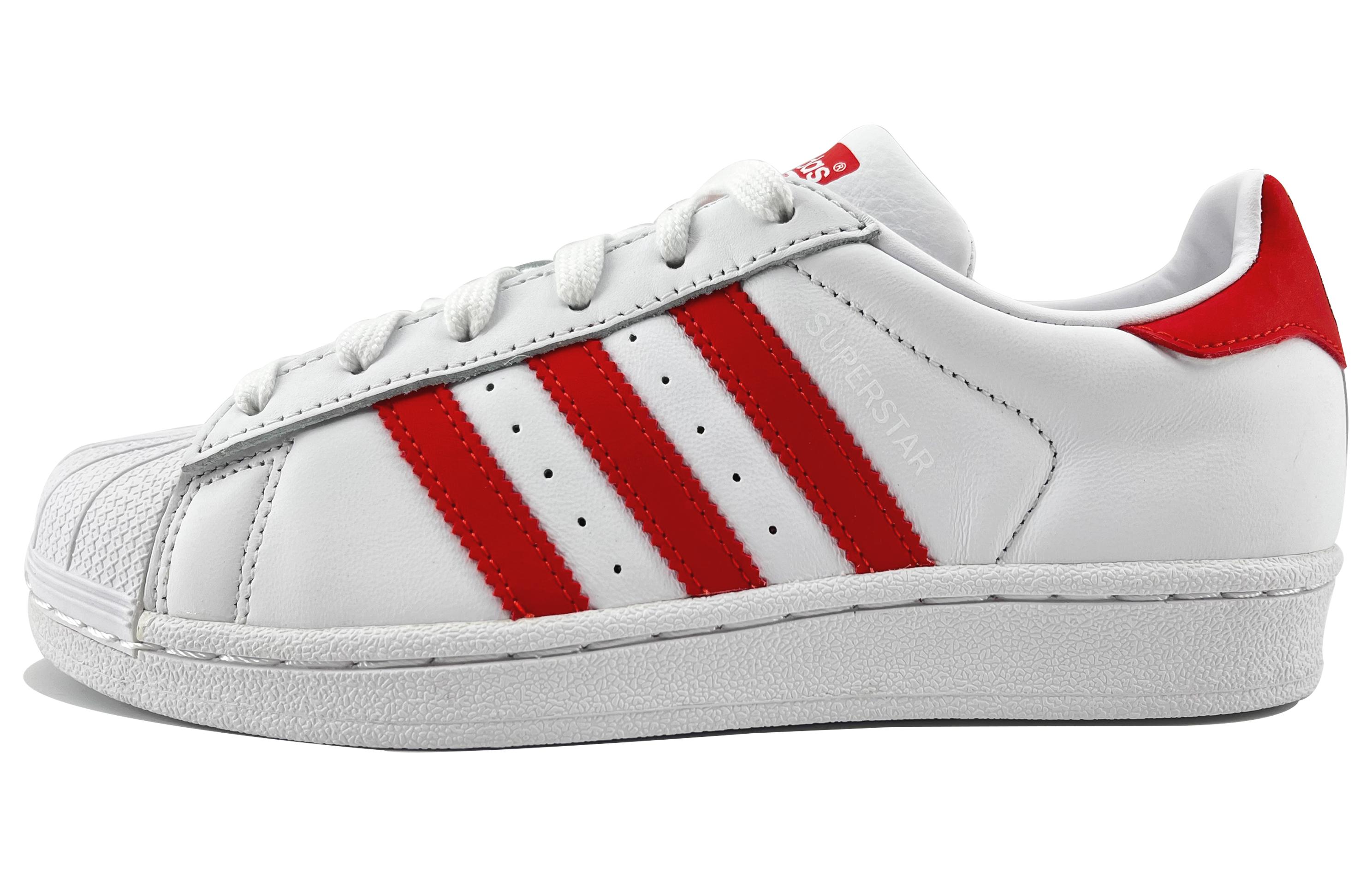 Details for (W) アディダスオリジナルス スーパースター『ニューイヤーフェスティブ カートゥーン 赤白』女性向けカスタムシューズ。 CM8413(Team168-迎新）