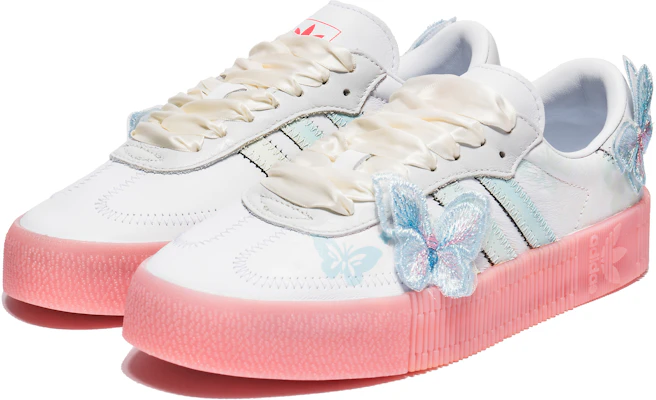 (W) 아디다스 삼바 '발레 나비 사틴' 커스텀 슈즈 FW4201(TeamB-女款蝴蝶缎舞) Shop (W) 아디다스 삼바 '발레 나비 사틴' 커스텀 슈즈 FW4201(TeamB-女款蝴蝶缎舞)