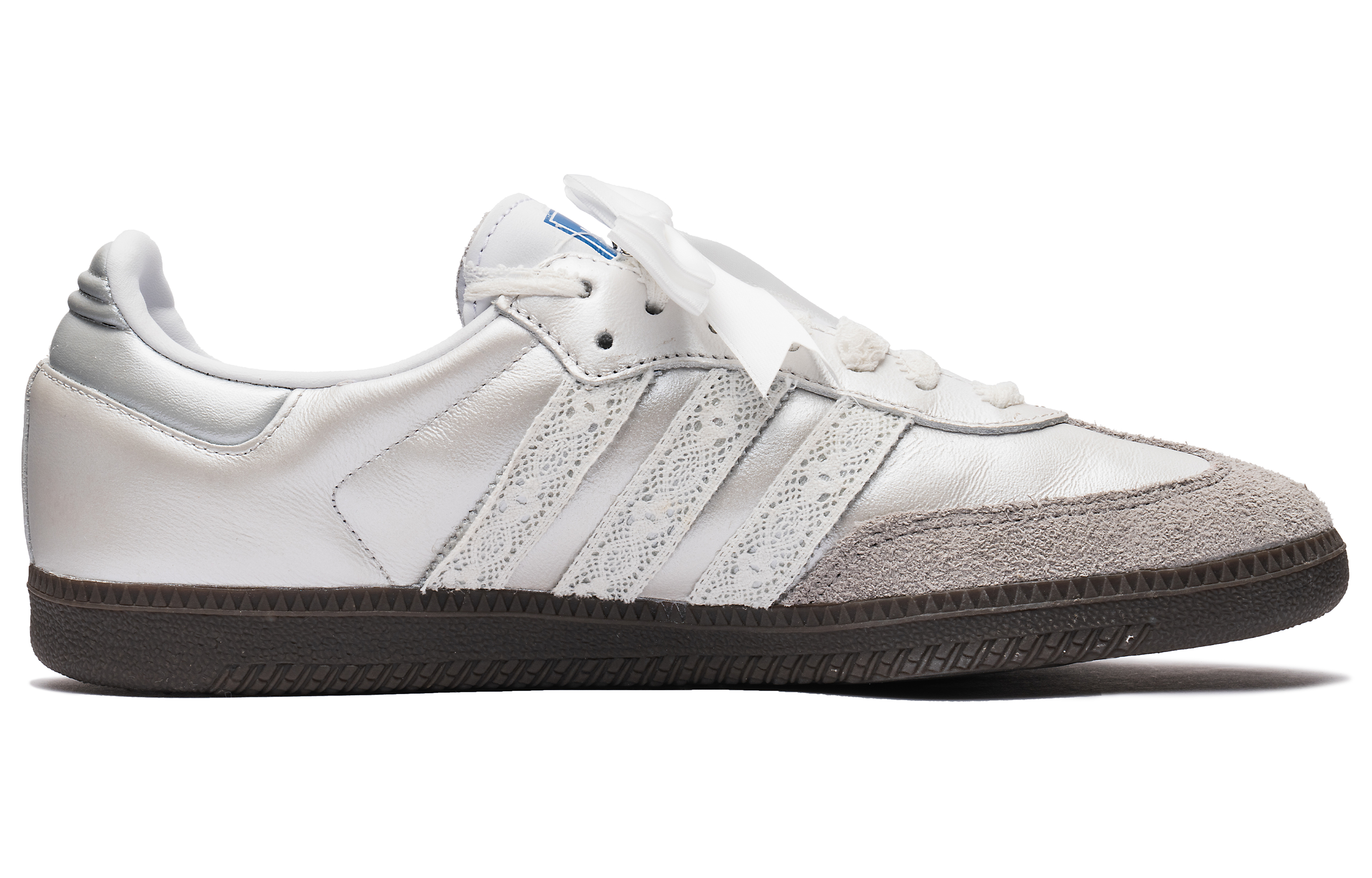 [Custom Shoes] (W) adidas Samba 'Silver Pearl Embroidery' 圖 3
