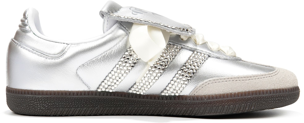 【訂製球鞋】adidas originals Samba OG 三次 聖誕主題禮盒 輕奢水鑽 小香風 低筒 板鞋 女款 銀 Order 【訂製球鞋】adidas originals Samba OG 三次 聖誕主題禮盒 輕奢水鑽 小香風 低筒 板鞋 女款 銀