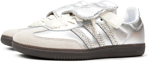 【訂製球鞋】adidas originals Samba OG 三次 聖誕主題禮盒 輕奢水鑽 小香風 低筒 板鞋 女款 銀 Lookbook 【訂製球鞋】adidas originals Samba OG 三次 聖誕主題禮盒 輕奢水鑽 小香風 低筒 板鞋 女款 銀