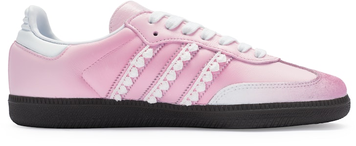 【訂製球鞋】adidas originals Samba OG 811製造 心臟福音 精緻少女 防滑輕便 低筒 板鞋 女款 粉白 Order 【訂製球鞋】adidas originals Samba OG 811製造 心臟福音 精緻少女 防滑輕便 低筒 板鞋 女款 粉白