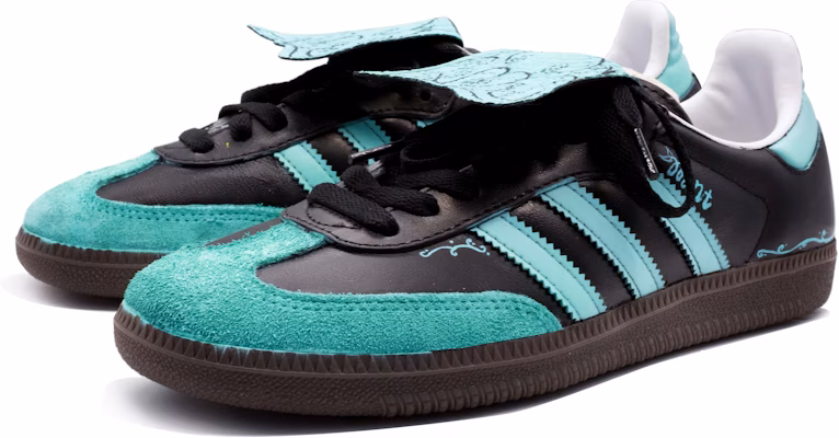 【訂製球鞋】adidas originals Samba OG 薄荷瑪芭 禮盒款 復古 時尚 防滑耐磨輕便 低筒 板鞋 女款 黑綠 Shop 【訂製球鞋】adidas originals Samba OG 薄荷瑪芭 禮盒款 復古 時尚 防滑耐磨輕便 低筒 板鞋 女款 黑綠
