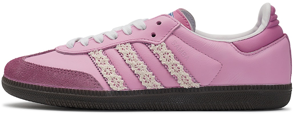 【客製化球鞋】adidas originals Samba OG 藤蔓 粉霧公主 芭蕾風 防滑耐磨 低筒 滑板鞋 女款 滑板鞋 Buy 【客製化球鞋】adidas originals Samba OG 藤蔓 粉霧公主 芭蕾風 防滑耐磨 低筒 滑板鞋 女款 滑板鞋