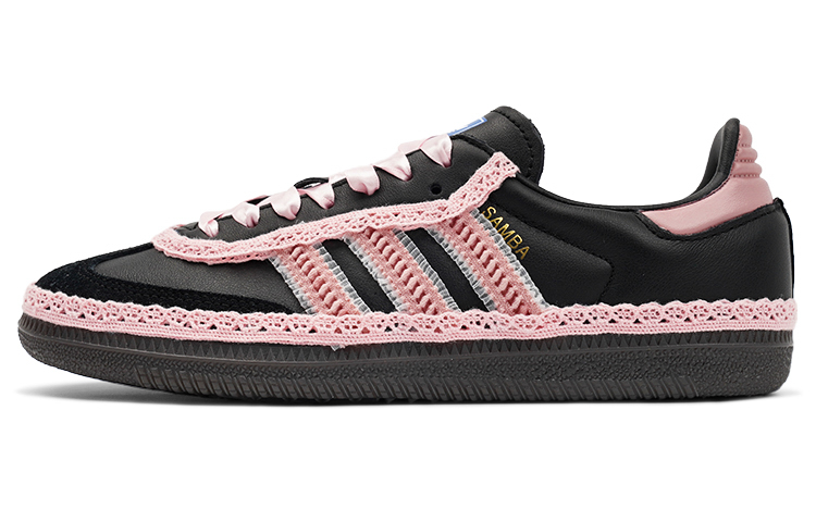 [Custom Shoes] (Women) adidas Samba OG 'Rococo Ballet Dancer Black Pink'