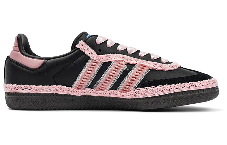 Order (W) [Sepatu Kustom] adidas Samba OG 'Rococo Penari Balet Hitam Pink' B75807(TeamI-女款甜心舞者H黑粉)