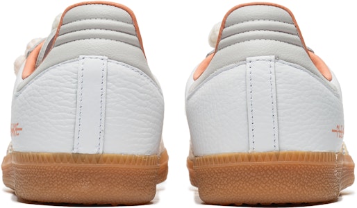 【訂製球鞋】 adidas originals Samba OG 下午日光 向日葵 小菊花 防滑 低筒 滑板鞋 女款 白橙 Shop 【訂製球鞋】 adidas originals Samba OG 下午日光 向日葵 小菊花 防滑 低筒 滑板鞋 女款 白橙