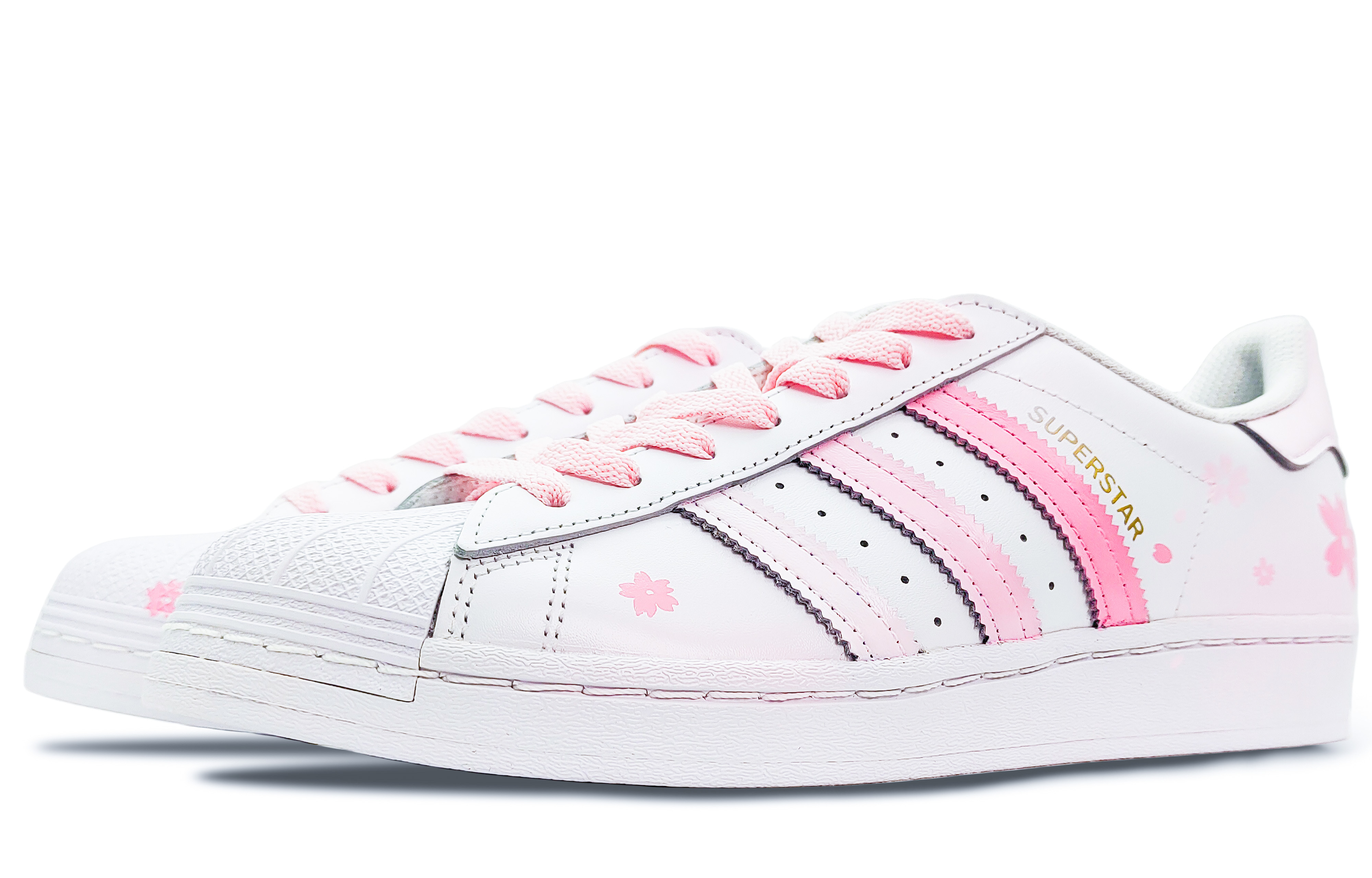 Shop (W) [Zapatillas Personalizadas] adidas Superstar 'Flor de Cerezo' EG4958(Team188-樱花-粉白)