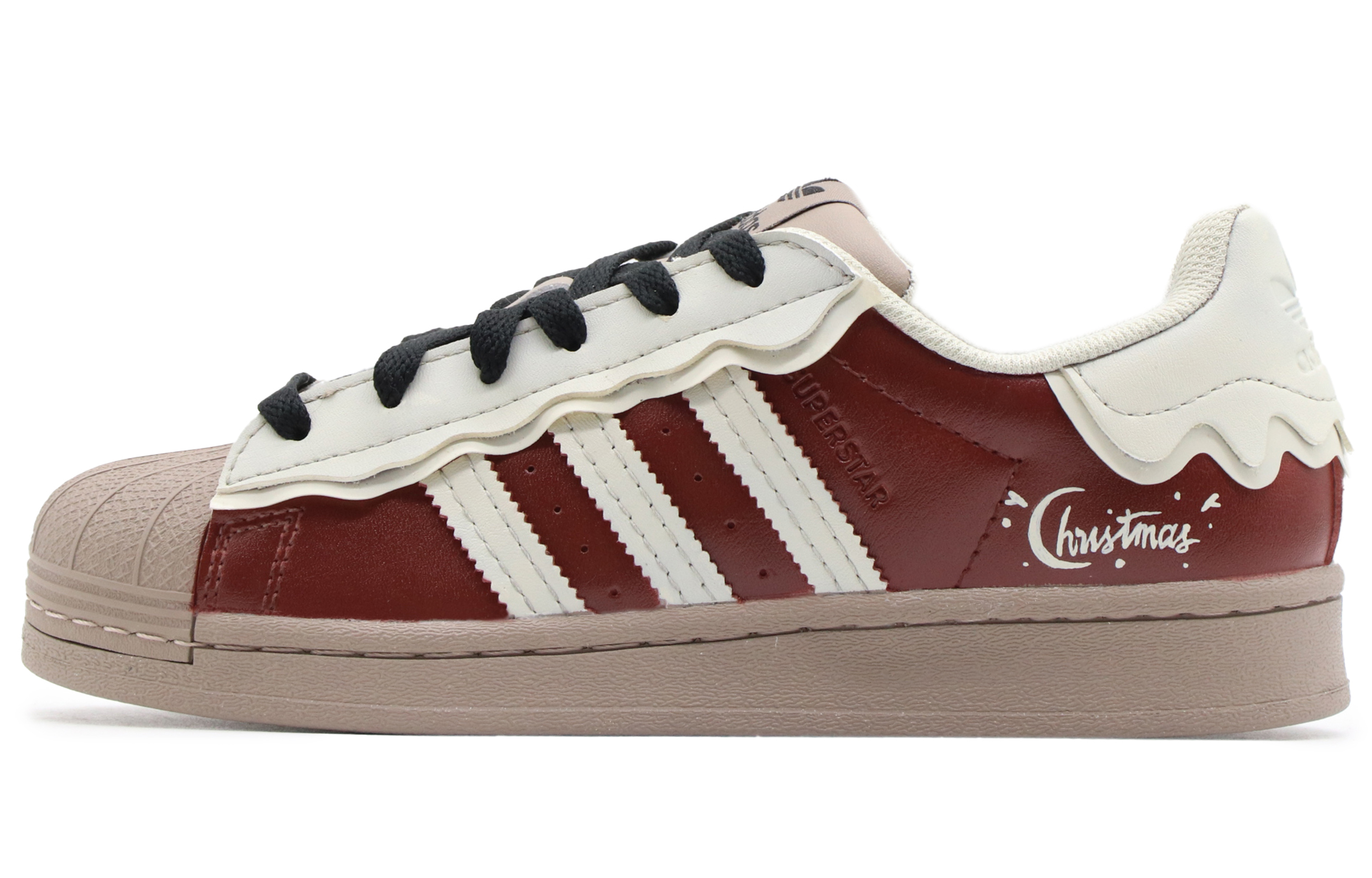 Lookbook (W) [Sepatu Custom] adidas Superstar 'Putih Merah Api Unggun' GW4440(Team57-女款篝火)