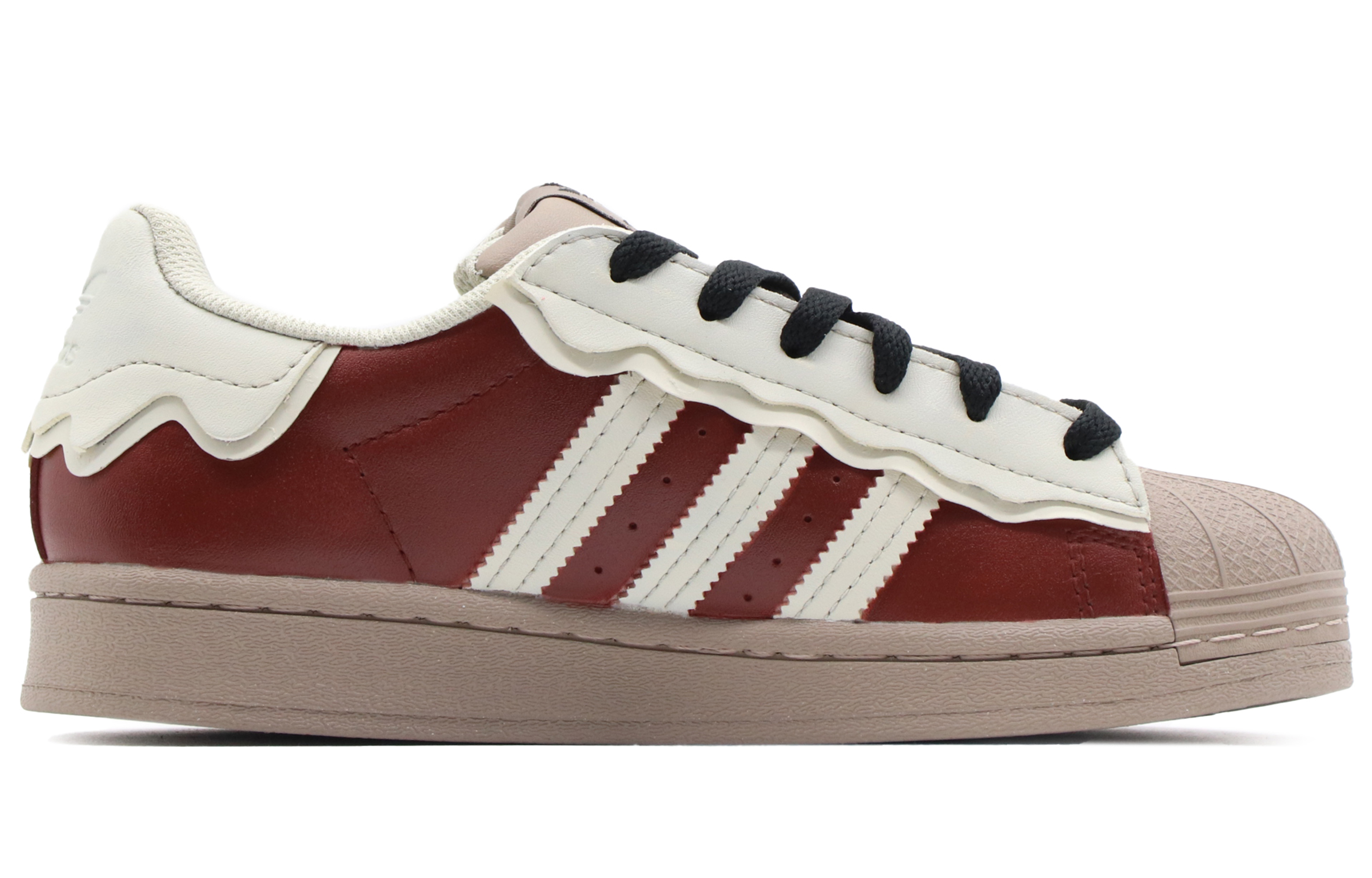 Shop (W) [Sepatu Custom] adidas Superstar 'Putih Merah Api Unggun' GW4440(Team57-女款篝火)