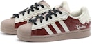 Purchase 【定製球鞋】adidas Superstar 篝火 BBL 貝殼頭百搭潮流 低筒 帆布鞋 女款 白紅色