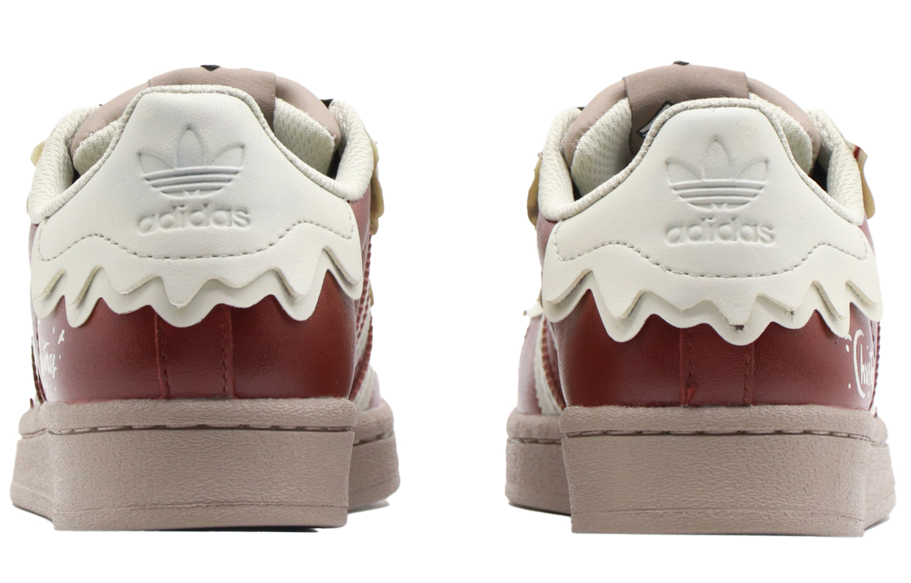 Details for (W) [Sepatu Custom] adidas Superstar 'Putih Merah Api Unggun' GW4440(Team57-女款篝火)