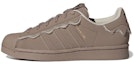 Cheap 【定製球鞋】adidas Superstar 篝火 BBL 貝殼頭百搭潮流 低筒 帆布鞋 女款 白紅色