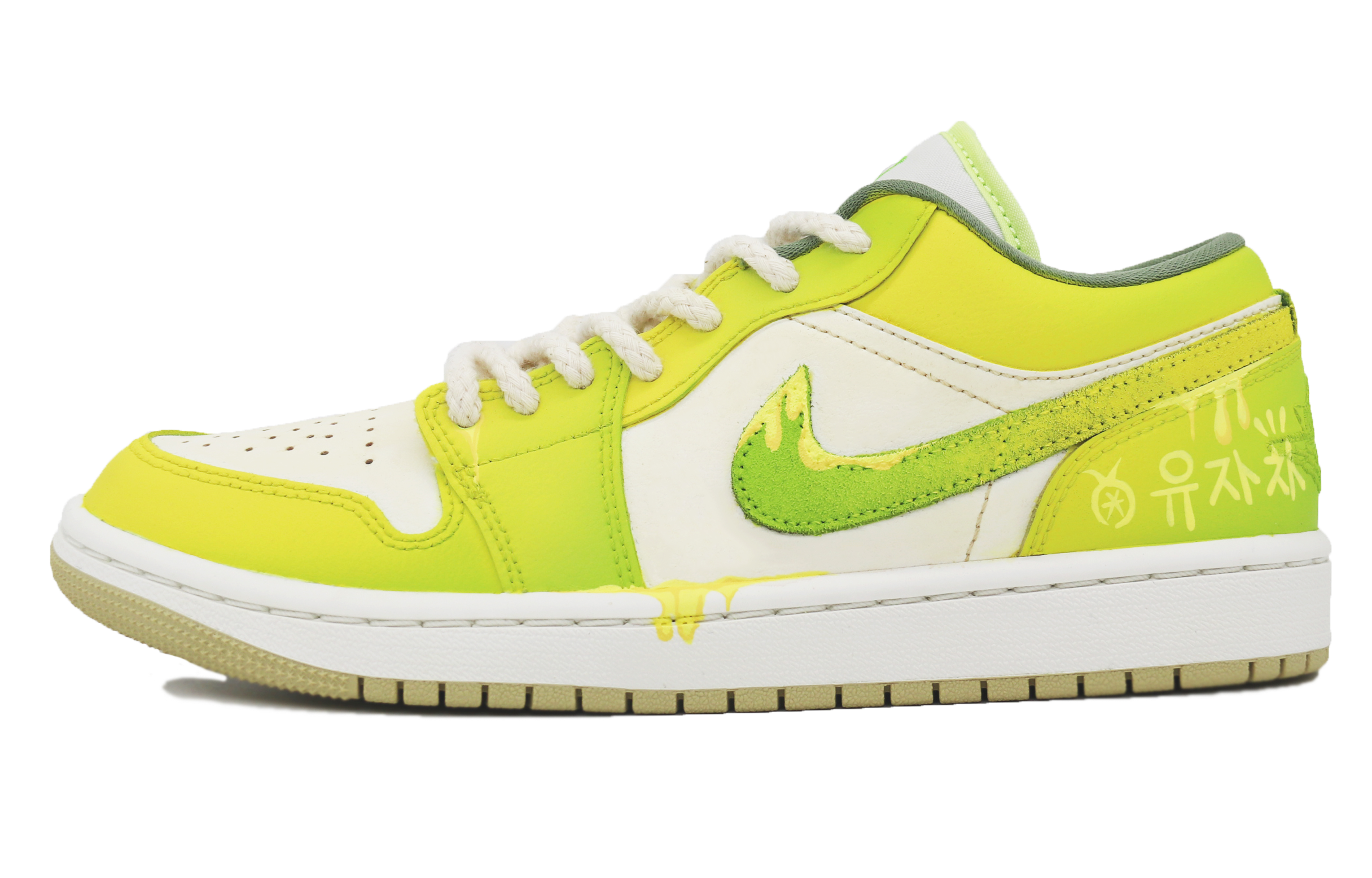 Buy (W) 에어 조던 1 '허니 유자 그라피티' (커스텀) FD9906-131(Team31-女款蜂蜜柚子)