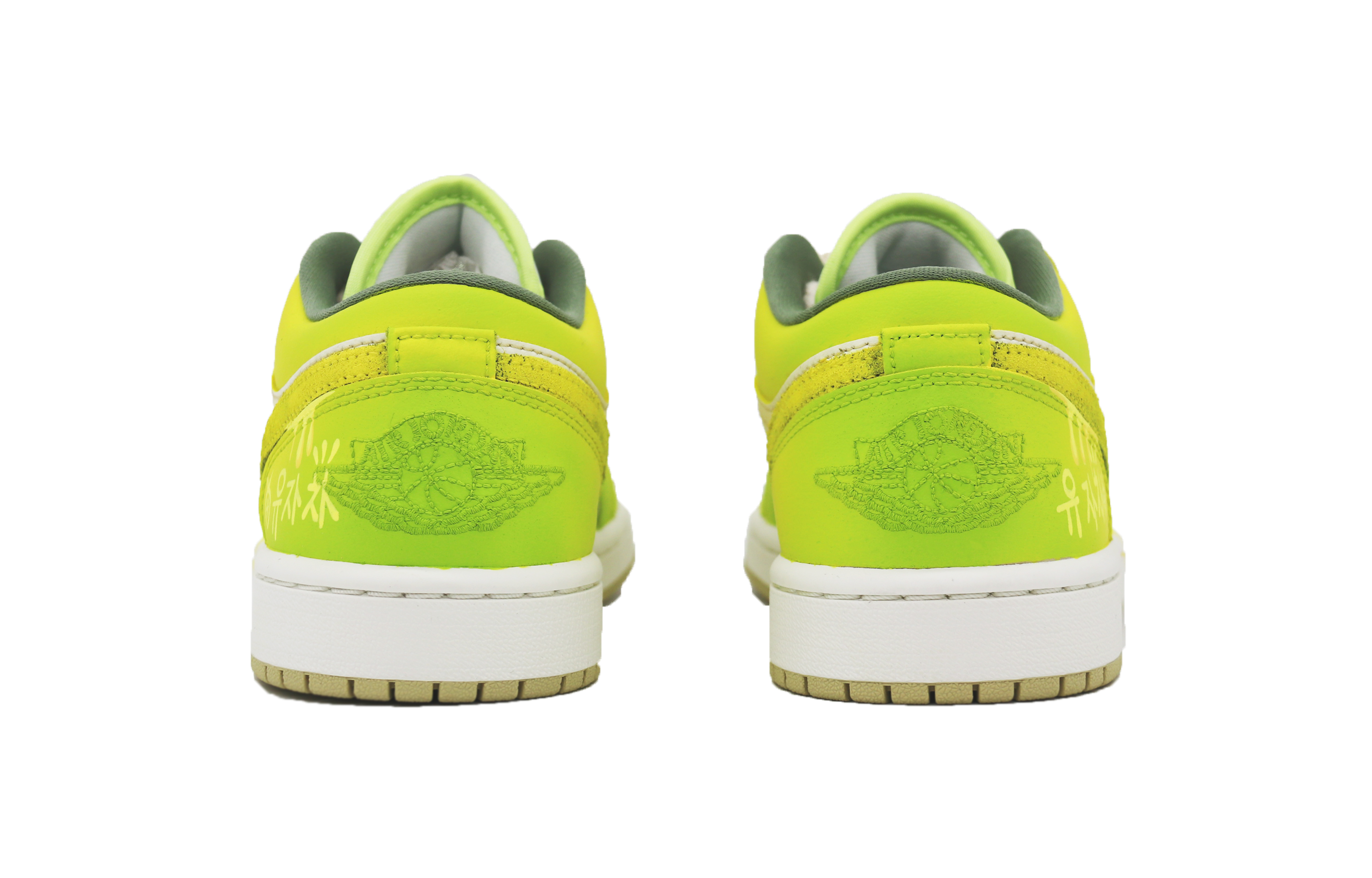 Shop (W) 에어 조던 1 '허니 유자 그라피티' (커스텀) FD9906-131(Team31-女款蜂蜜柚子)