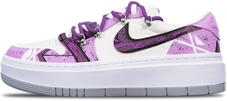 (W) Zapatillas Air Jordan 1 Elevate Low 'Cyberpunk Gundam Dañado' DH7004-100(TeamT-厚底战损紫红白S-BOX) Buy (W) Zapatillas Air Jordan 1 Elevate Low 'Cyberpunk Gundam Dañado' DH7004-100(TeamT-厚底战损紫红白S-BOX)