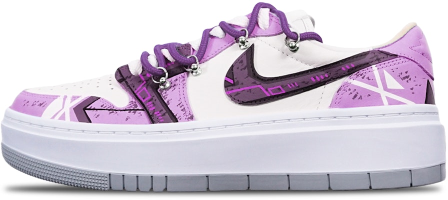 (W) 에어 조던 1 엘리베이트 로우 '사이버펑크 건담' (47 characters) DH7004-100(TeamT-厚底战损紫红白S-BOX) Buy (W) 에어 조던 1 엘리베이트 로우 '사이버펑크 건담' (47 characters) DH7004-100(TeamT-厚底战损紫红白S-BOX)