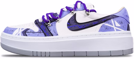 【定制球鞋】 Jordan Air Jordan 1 Elevate Low 賽博朋克 戰損 限量鞋盒 厚底 低幫 復古籃球鞋 女款 籃子白 Buy 【定制球鞋】 Jordan Air Jordan 1 Elevate Low 賽博朋克 戰損 限量鞋盒 厚底 低幫 復古籃球鞋 女款 籃子白