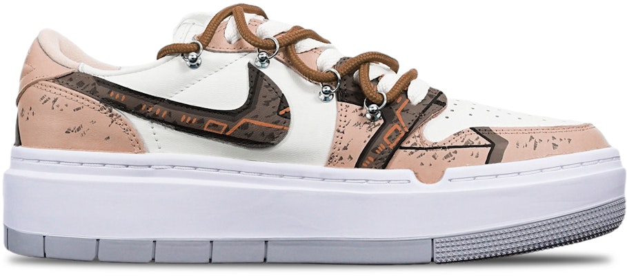 (W) 에어 조던 1 엘리베이트 로우 '사이버펑크 건담' (커스텀) DH7004-100(TeamT-厚底战损卡其白S-BOX) Order (W) 에어 조던 1 엘리베이트 로우 '사이버펑크 건담' (커스텀) DH7004-100(TeamT-厚底战损卡其白S-BOX)