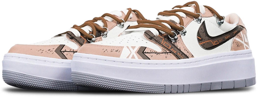 (W) 에어 조던 1 엘리베이트 로우 '사이버펑크 건담' (커스텀) DH7004-100(TeamT-厚底战损卡其白S-BOX) Lookbook (W) 에어 조던 1 엘리베이트 로우 '사이버펑크 건담' (커스텀) DH7004-100(TeamT-厚底战损卡其白S-BOX)