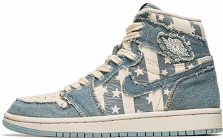 (W) 커스텀 에어 조던 1 하이 '커피 염색 데님 스타 스트라이프' DM9036-104(TeamB-女款咖啡染条纹B-BOX) Buy (W) 커스텀 에어 조던 1 하이 '커피 염색 데님 스타 스트라이프' DM9036-104(TeamB-女款咖啡染条纹B-BOX)