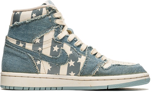 (W) 커스텀 에어 조던 1 하이 '커피 염색 데님 스타 스트라이프' DM9036-104(TeamB-女款咖啡染条纹B-BOX) Order (W) 커스텀 에어 조던 1 하이 '커피 염색 데님 스타 스트라이프' DM9036-104(TeamB-女款咖啡染条纹B-BOX)