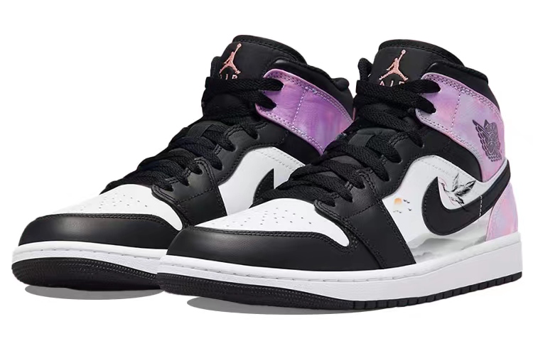 Lookbook (W) 에어 조던 1 하이 '천상의 학' (커스텀 슈즈) DM6216-001(Team56-仙鹤松山)