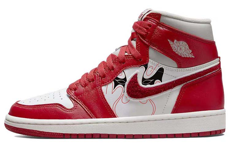 [Custom Shoes] (Women) Air Jordan 1 High 'Oriental Aesthetics Peking Opera Red' DJ4891-061-450478