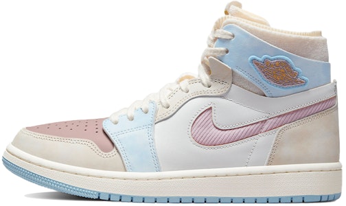 【定製球鞋】Jordan Air Jordan 1 High 奔跑熊貓 馬卡龍 耐磨 高筒 復古籃球鞋 女款 米粉色 Sizing 【定製球鞋】Jordan Air Jordan 1 High 奔跑熊貓 馬卡龍 耐磨 高筒 復古籃球鞋 女款 米粉色