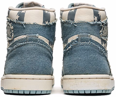 【訂製球鞋】Jordan Air Jordan 1 High OG 野鶴製造 咖啡染 丹寧 牛仔 五角星 條紋 高幫 復古籃球鞋 女款 白藍 Shop 【訂製球鞋】Jordan Air Jordan 1 High OG 野鶴製造 咖啡染 丹寧 牛仔 五角星 條紋 高幫 復古籃球鞋 女款 白藍