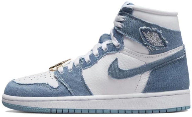 【訂製球鞋】Jordan Air Jordan 1 High OG 野鶴製造 咖啡染 丹寧 牛仔 五角星 條紋 高幫 復古籃球鞋 女款 白藍 Details for 【訂製球鞋】Jordan Air Jordan 1 High OG 野鶴製造 咖啡染 丹寧 牛仔 五角星 條紋 高幫 復古籃球鞋 女款 白藍