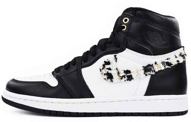 (W) 【定制鞋款】Air Jordan 1 高帮 OG 复刻 '银趾' CD0461-001(TeamTen-女款熊猫黑白) Buy (W) 【定制鞋款】Air Jordan 1 高帮 OG 复刻 '银趾' CD0461-001(TeamTen-女款熊猫黑白)