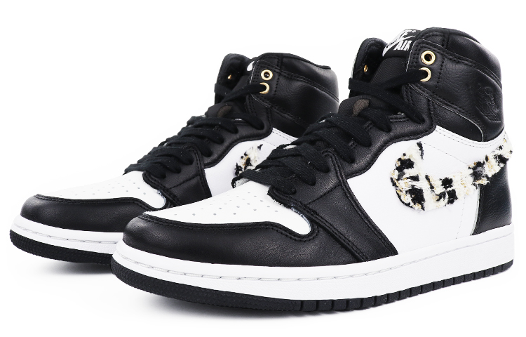 Lookbook (W) 【定制鞋款】Air Jordan 1 高帮 OG 复刻 '银趾' CD0461-001(TeamTen-女款熊猫黑白)