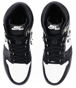 (W) 커스텀 에어 조던 1 레트로 '실버 토' CD0461-001(TeamTen-女款熊猫黑白) Shop (W) 커스텀 에어 조던 1 레트로 '실버 토' CD0461-001(TeamTen-女款熊猫黑白)