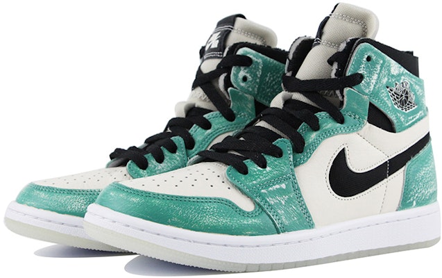(W) 에어 조던 1 하이 줌 컴포트 '빈티지 그린 화이트' (커스텀 슈즈) CT0979-101(Team39-AMY51蒂芙尼绿) Lookbook (W) 에어 조던 1 하이 줌 컴포트 '빈티지 그린 화이트' (커스텀 슈즈) CT0979-101(Team39-AMY51蒂芙尼绿)
