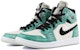 (W) 에어 조던 1 하이 줌 컴포트 '빈티지 그린 화이트' (커스텀 슈즈) CT0979-101(Team39-AMY51蒂芙尼绿)