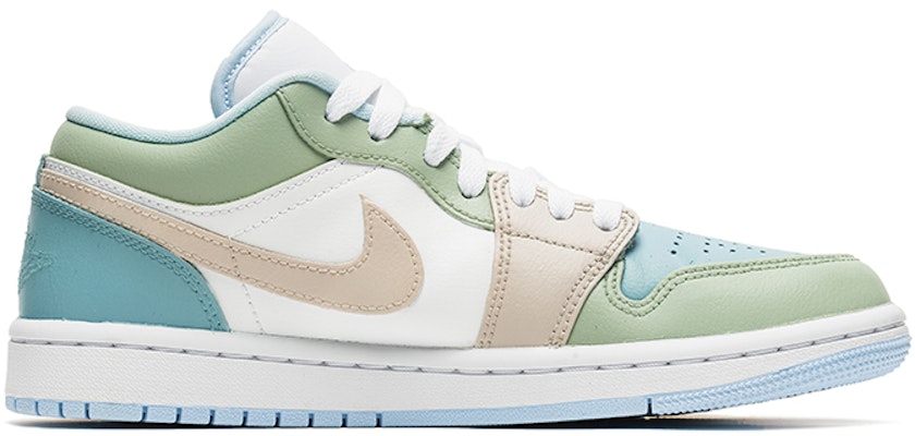 (W) カスタムAJ1 Low アルミスター DC0774-141(Team22-女款星星蓝绿A-BOX) Order (W) カスタムAJ1 Low アルミスター DC0774-141(Team22-女款星星蓝绿A-BOX)